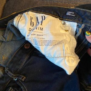 Dark blue Gap jeans